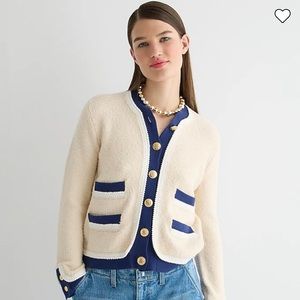 J Crew Textured Boucle Lady Jacket